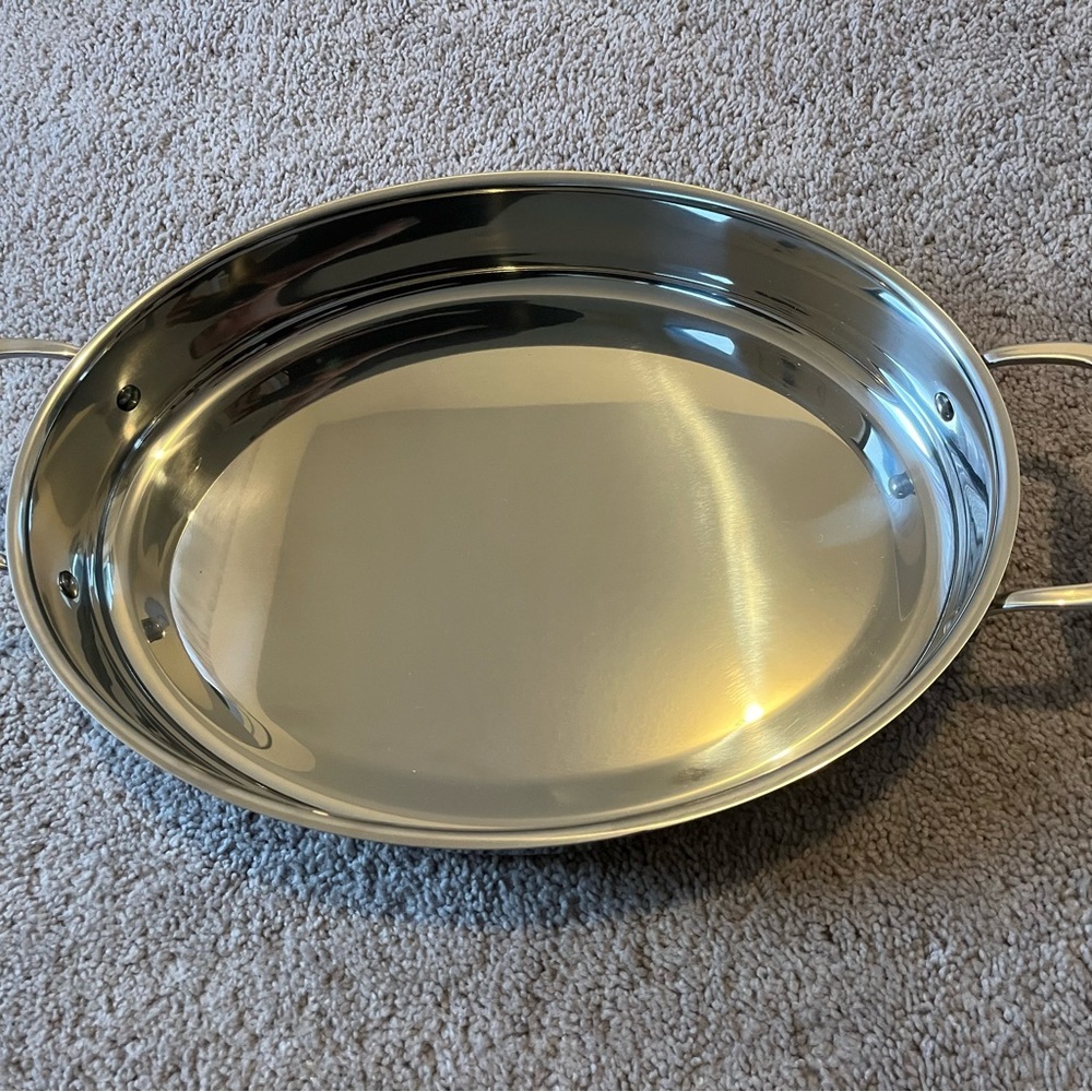Brand New All Clad Stainless Steel cooking / roasting pan